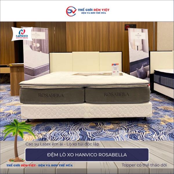 Đệm lò xo Hanvico Rosabella 5